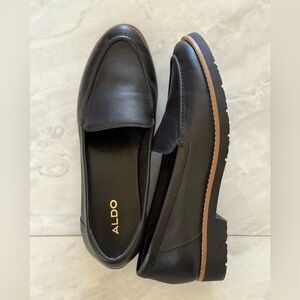 ALDO Women’s Black Loafers, 6.5